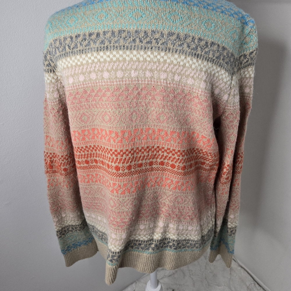 Talbots Multicolor Patterned Women's Sweater - Picture 3 of 8